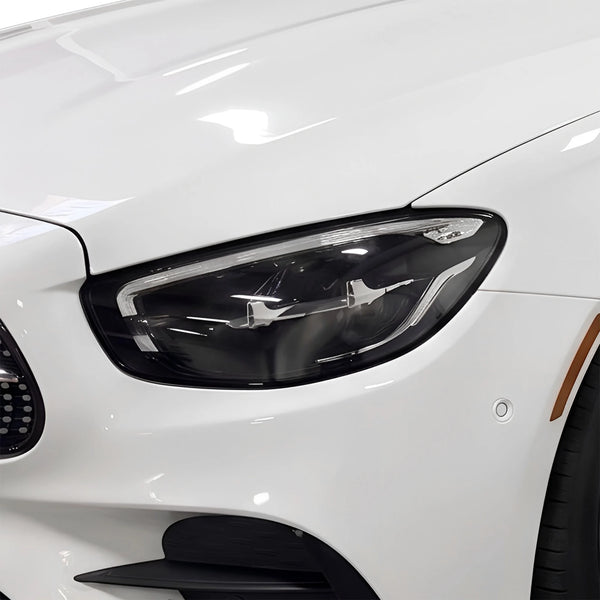 Fits Mercedes-Benz E-Class 2021-2023 Full Headlight Taillight Precut Smoked PPF Tint Kit Film Overlay  - Bogar Tech Designs