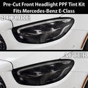 Fits Mercedes-Benz E-Class 2021-2023 Full Headlight Taillight Precut Smoked PPF Tint Kit Film Overlay  - Bogar Tech Designs