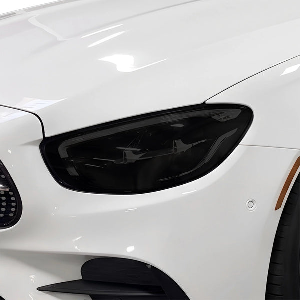 Fits Mercedes-Benz E-Class 2021-2023 Full Headlight Taillight Precut Smoked PPF Tint Kit Film Overlay  - Bogar Tech Designs