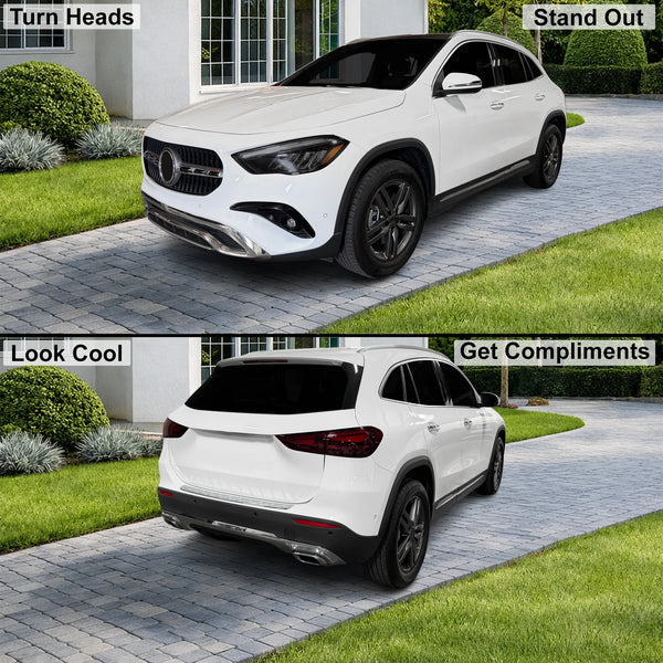 Fits Mercedes-Benz GLA 2021-2026 Full Headlight Taillight Precut Smoked PPF Tint Kit Film Overlay  - Bogar Tech Designs