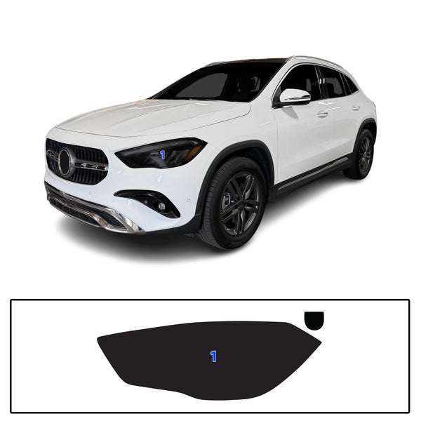 Fits Mercedes-Benz GLA 2021-2026 Full Headlight Taillight Precut Smoked PPF Tint Kit Film Overlay  - Bogar Tech Designs