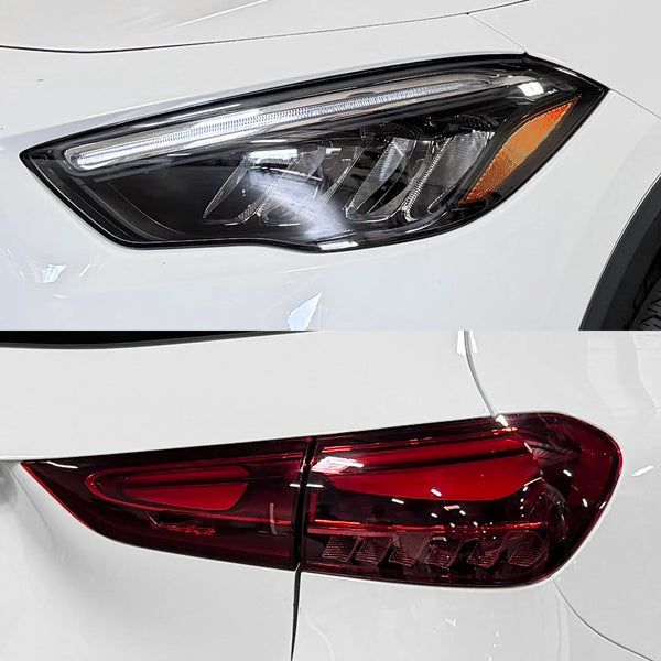 Fits Mercedes-Benz GLA 2021-2026 Full Headlight Taillight Precut Smoked PPF Tint Kit Film Overlay  - Bogar Tech Designs