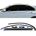 Fits Mercedes C-Class 2022-2026 Vinyl Chrome Delete Grille Blackout Decal Stickers Overlay Film - Bogar Tech Designs