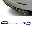 Fits Mercedes C-Class 2022-2026 Vinyl Chrome Delete Grille Blackout Decal Stickers Overlay Film - Bogar Tech Designs