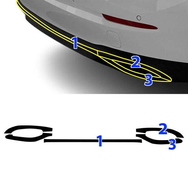 Fits Mercedes C-Class 2022-2026 Vinyl Chrome Delete Grille Blackout Decal Stickers Overlay Film - Bogar Tech Designs