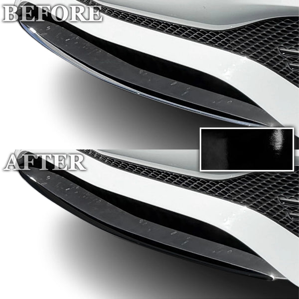 Fits Mercedes C-Class 2022-2026 Vinyl Chrome Delete Grille Blackout Decal Stickers Overlay Film - Bogar Tech Designs