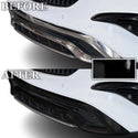 Fits Mercedes GLA 2021-2026 Vinyl Chrome Delete Grille Blackout Decal Stickers Overlay Film - Bogar Tech Designs