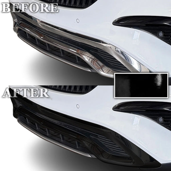 Fits Mercedes GLA 2021-2026 Vinyl Chrome Delete Grille Blackout Decal Stickers Overlay Film - Bogar Tech Designs