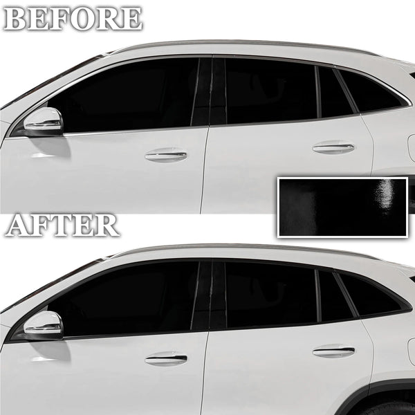Fits Mercedes GLA 2021-2026 Vinyl Chrome Delete Grille Blackout Decal Stickers Overlay Film - Bogar Tech Designs