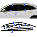 Fits Mercedes GLA 2021-2026 Vinyl Chrome Delete Grille Blackout Decal Stickers Overlay Film - Bogar Tech Designs