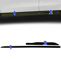 Fits Mercedes GLA 2021-2026 Vinyl Chrome Delete Grille Blackout Decal Stickers Overlay Film - Bogar Tech Designs