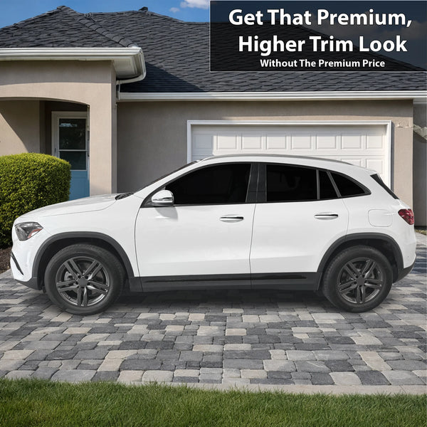 Fits Mercedes GLA 2021-2026 Vinyl Chrome Delete Grille Blackout Decal Stickers Overlay Film - Bogar Tech Designs