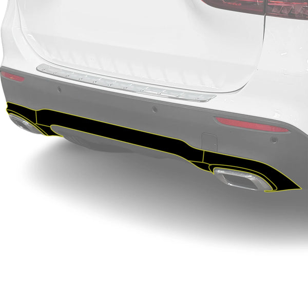 Fits Mercedes GLA 2021-2026 Vinyl Chrome Delete Grille Blackout Decal Stickers Overlay Film - Bogar Tech Designs