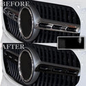 Fits Mercedes GLA 2021-2026 Vinyl Chrome Delete Grille Blackout Decal Stickers Overlay Film - Bogar Tech Designs