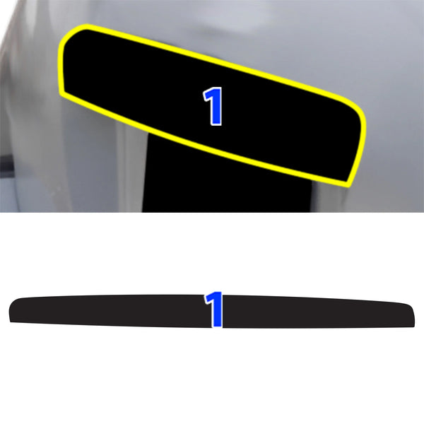 Fits Nissan Altima 2007-2012 Vinyl Chrome Delete Grille Blackout Decal Stickers Overlay Film - Bogar Tech Designs