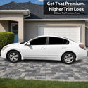 Fits Nissan Altima 2007-2012 Vinyl Chrome Delete Grille Blackout Decal Stickers Overlay Film - Bogar Tech Designs