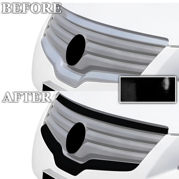 Fits Nissan Altima 2007-2012 Vinyl Chrome Delete Grille Blackout Decal Stickers Overlay Film - Bogar Tech Designs