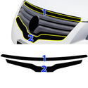 Fits Nissan Altima 2007-2012 Vinyl Chrome Delete Grille Blackout Decal Stickers Overlay Film - Bogar Tech Designs
