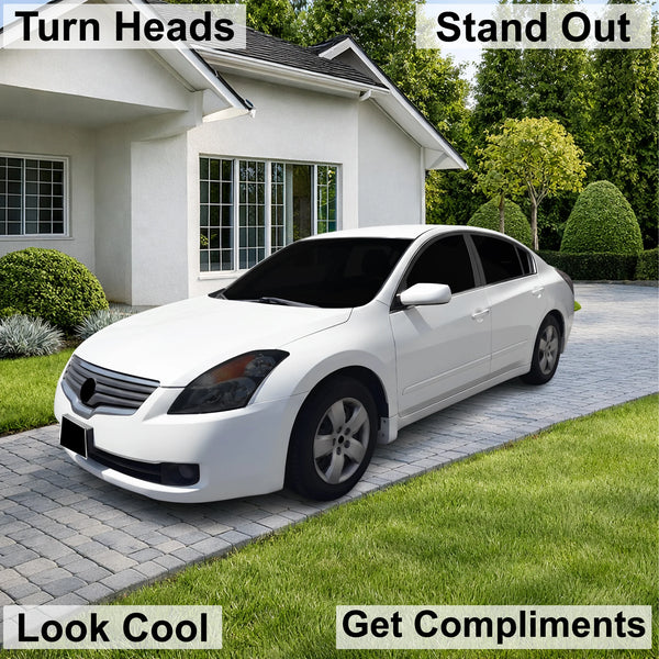 Fits Nissan Altima 2007-2012 Full Headlight Taillight Precut Smoked PPF Tint Kit Film Overlay  - Bogar Tech Designs