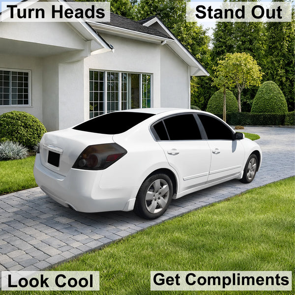 Fits Nissan Altima 2007-2012 Full Headlight Taillight Precut Smoked PPF Tint Kit Film Overlay  - Bogar Tech Designs