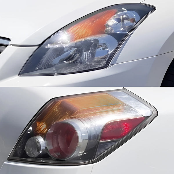 Fits Nissan Altima 2007-2012 Full Headlight Taillight Precut Smoked PPF Tint Kit Film Overlay  - Bogar Tech Designs