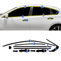 Fits Nissan Altima 2013-2018 Vinyl Chrome Delete Grille Blackout Decal Stickers Overlay Film - Bogar Tech Designs