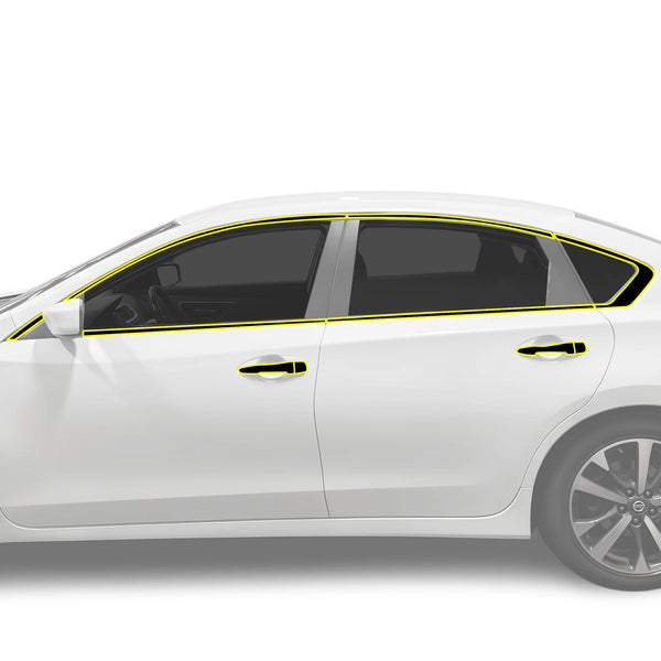 Fits Nissan Altima 2013-2018 Vinyl Chrome Delete Grille Blackout Decal Stickers Overlay Film - Bogar Tech Designs