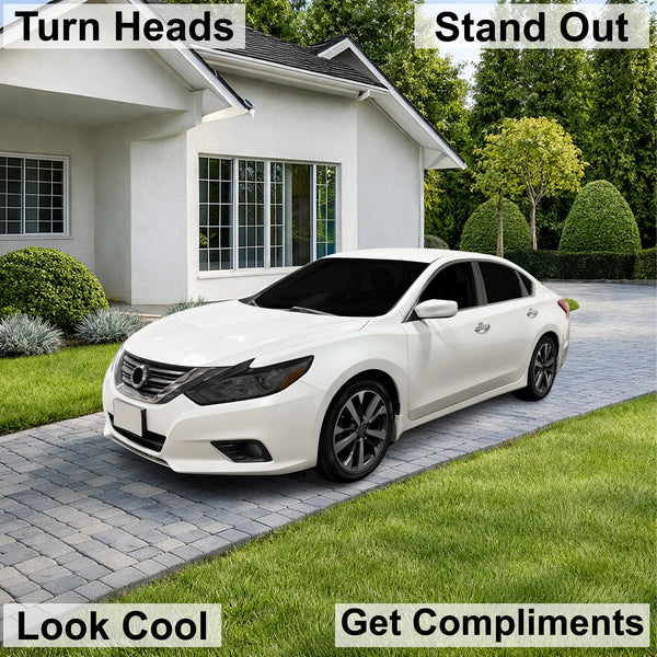 Fits Nissan Altima 2013-2018 Full Headlight Taillight Precut Smoked PPF Tint Kit Film Overlay  - Bogar Tech Designs