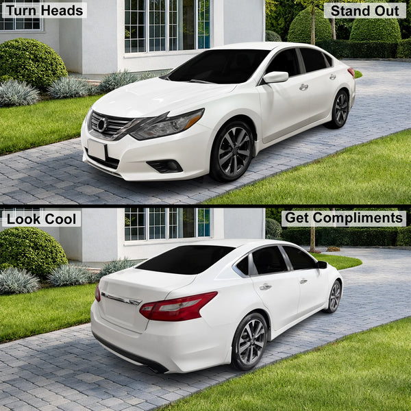 Fits Nissan Altima 2013-2018 Full Headlight Taillight Precut Smoked PPF Tint Kit Film Overlay  - Bogar Tech Designs