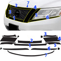 Fits Nissan Pathfinder 2013-2016 Vinyl Chrome Delete Grille Blackout Decal Stickers Overlay Film - Bogar Tech Designs