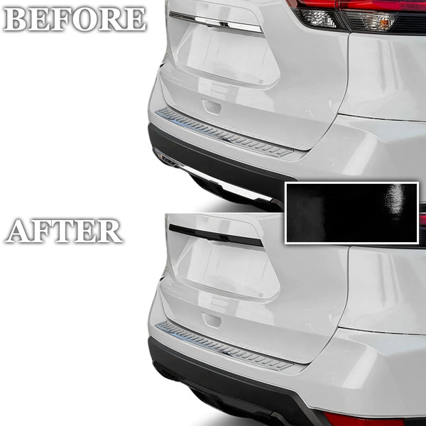 Fits Nissan Rogue 2014-2020 Vinyl Chrome Delete Grille Blackout Decal Stickers Overlay Film - Bogar Tech Designs