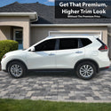 Fits Nissan Rogue 2014-2020 Vinyl Chrome Delete Grille Blackout Decal Stickers Overlay Film - Bogar Tech Designs