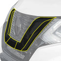 Fits Nissan Rogue 2014-2020 Vinyl Chrome Delete Grille Blackout Decal Stickers Overlay Film - Bogar Tech Designs