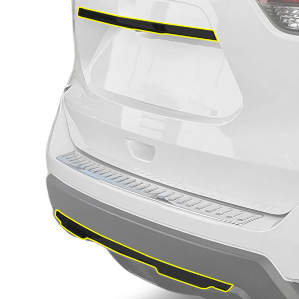 Fits Nissan Rogue 2014-2020 Vinyl Chrome Delete Grille Blackout Decal Stickers Overlay Film - Bogar Tech Designs