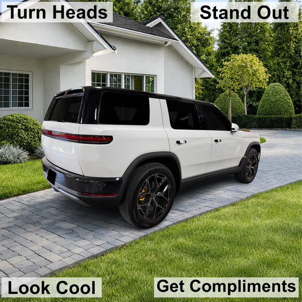 Fits Rivian R2 2027-2028 Full Headlight Taillight Precut Smoked PPF Tint Kit Film Overlay  - Bogar Tech Designs