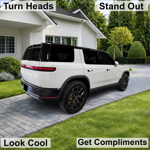 Fits Rivian R2 2027-2028 Full Headlight Taillight Precut Smoked PPF Tint Kit Film Overlay  - Bogar Tech Designs