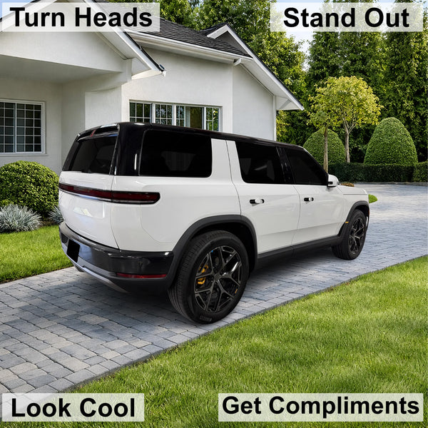 Fits Rivian R2 2027-2028 Full Headlight Taillight Precut Smoked PPF Tint Kit Film Overlay  - Bogar Tech Designs