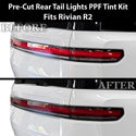 Fits Rivian R2 2027-2028 Full Headlight Taillight Precut Smoked PPF Tint Kit Film Overlay  - Bogar Tech Designs