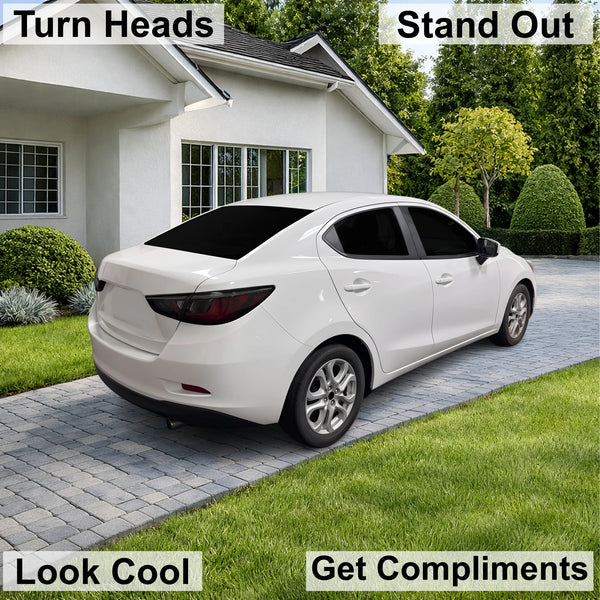 Fits Scion iA 2016 Full Headlight Taillight Precut Smoked PPF Tint Kit Film Overlay  - Bogar Tech Designs