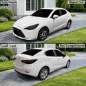 Fits Scion iA 2016 Full Headlight Taillight Precut Smoked PPF Tint Kit Film Overlay  - Bogar Tech Designs