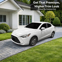 Fits Scion iA 2016-2016 Vinyl Chrome Delete Grille Blackout Decal Stickers Overlay Film - Bogar Tech Designs