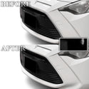 Fits Scion iA 2016-2016 Vinyl Chrome Delete Grille Blackout Decal Stickers Overlay Film - Bogar Tech Designs