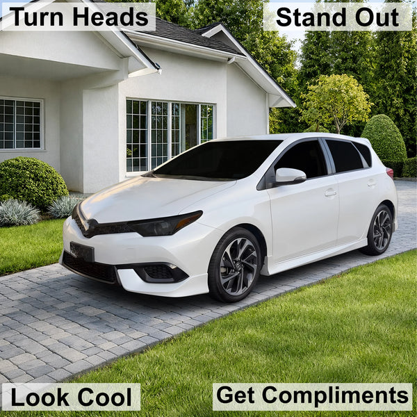 Fits Scion iM & Toyota Corolla iM 2016-2018 Full Headlight Taillight Precut Smoked PPF Tint Kit Film Overlay  - Bogar Tech Designs