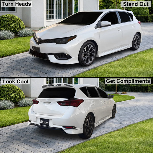 Fits Scion iM & Toyota Corolla iM 2016-2018 Full Headlight Taillight Precut Smoked PPF Tint Kit Film Overlay  - Bogar Tech Designs