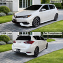 Fits Scion iM & Toyota Corolla iM 2016-2018 Full Headlight Taillight Precut Smoked PPF Tint Kit Film Overlay  - Bogar Tech Designs