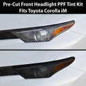 Fits Scion iM & Toyota Corolla iM 2016-2018 Full Headlight Taillight Precut Smoked PPF Tint Kit Film Overlay  - Bogar Tech Designs