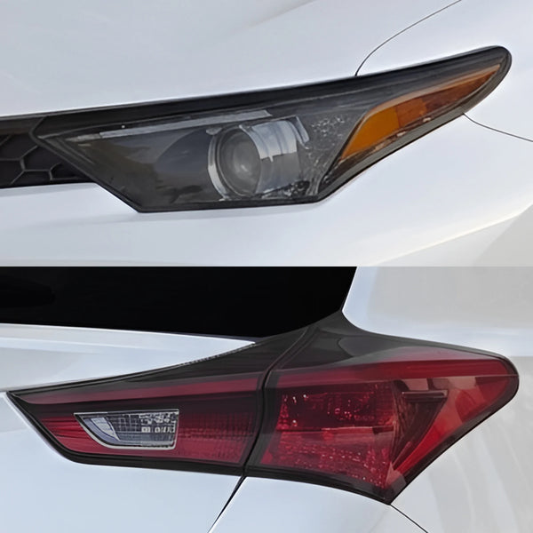 Fits Scion iM & Toyota Corolla iM 2016-2018 Full Headlight Taillight Precut Smoked PPF Tint Kit Film Overlay  - Bogar Tech Designs