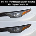 Fits Scion iM & Toyota Corolla iM 2016-2018 Full Headlight Taillight Precut Smoked PPF Tint Kit Film Overlay  - Bogar Tech Designs