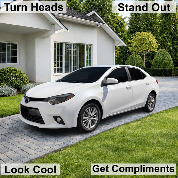Fits Toyota Corolla 2014-2019 Full Headlight Taillight Precut Smoked PPF Tint Kit Film Overlay  - Bogar Tech Designs