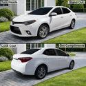 Fits Toyota Corolla 2014-2019 Full Headlight Taillight Precut Smoked PPF Tint Kit Film Overlay  - Bogar Tech Designs